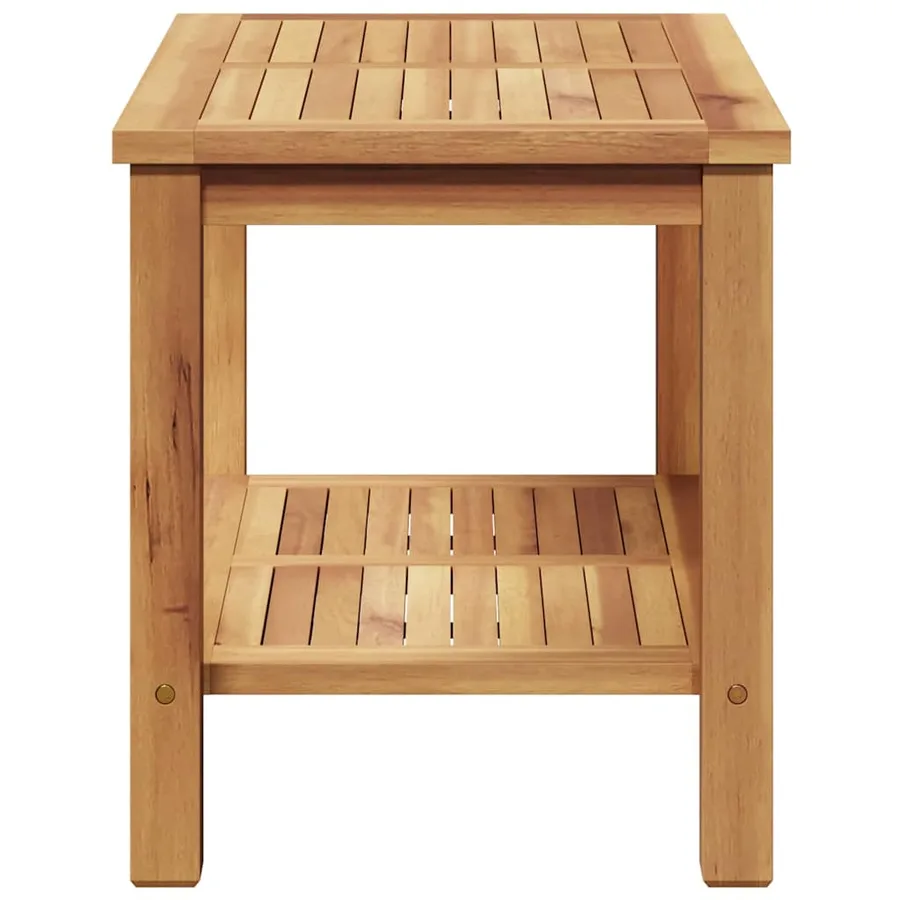 Table basse Marron 70 x 40 x 45 cm Bois de teck massif - 6