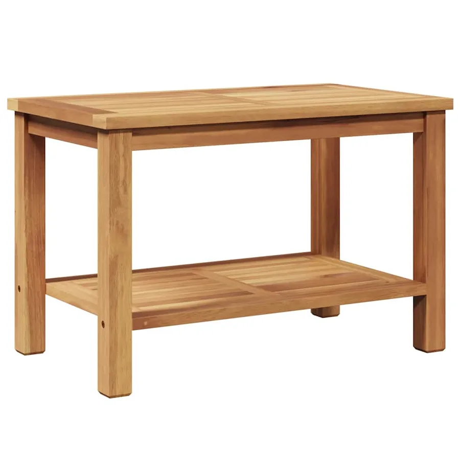 Table basse Marron 70 x 40 x 45 cm Bois de teck massif - 7