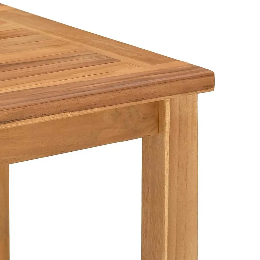 Table basse Marron 70 x 40 x 45 cm Bois de teck massif - 9