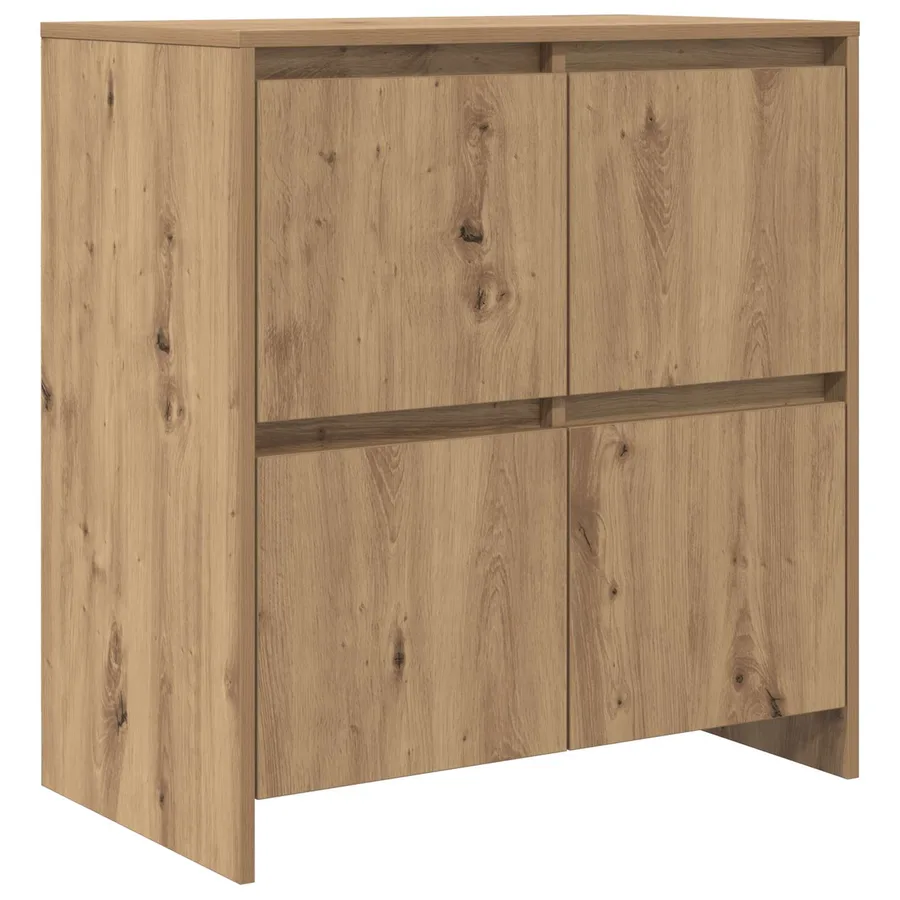 Buffet 2 pcs Chêne artisanal 70 x 41 x 75 cm Bois d'ingénierie - 5