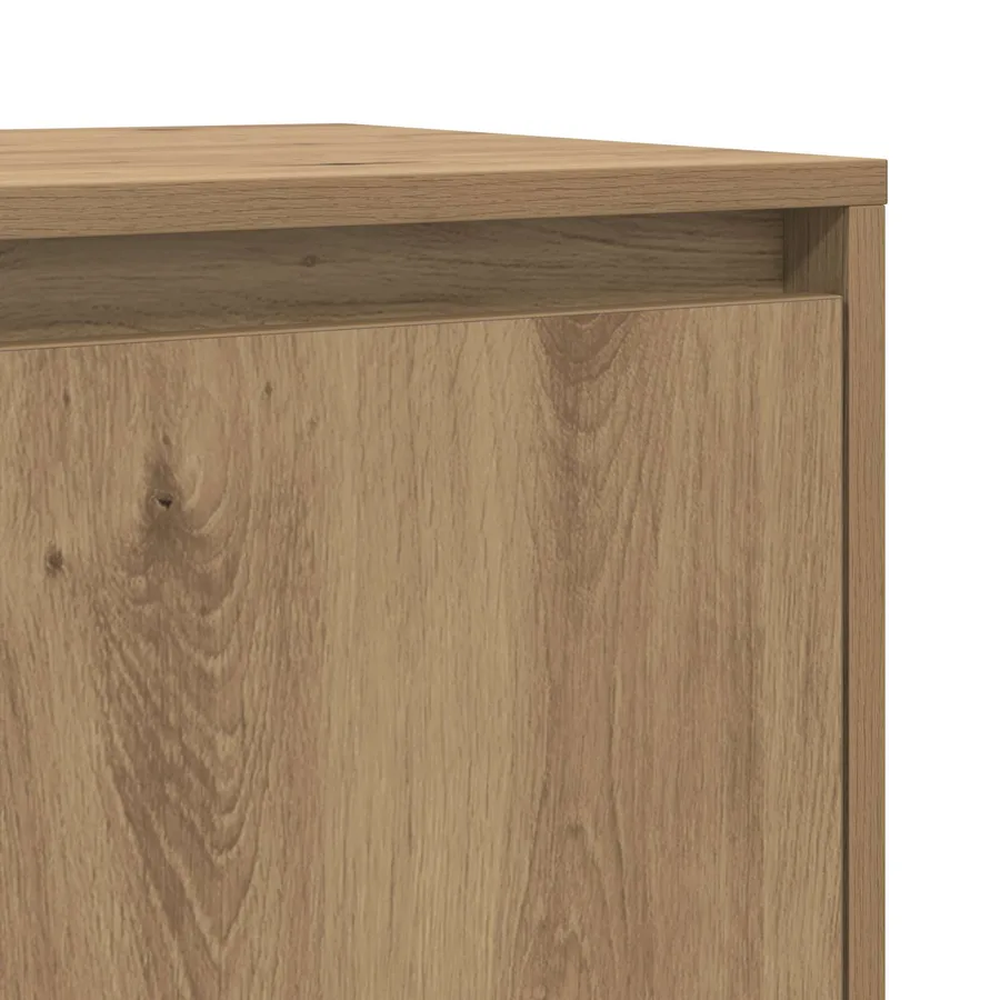 Buffet 2 pcs Chêne artisanal 70 x 41 x 75 cm Bois d'ingénierie - 7