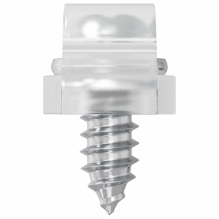 Clips de bande LED 23,8 mm 2 pcs Transparent Plastique et fer - 4