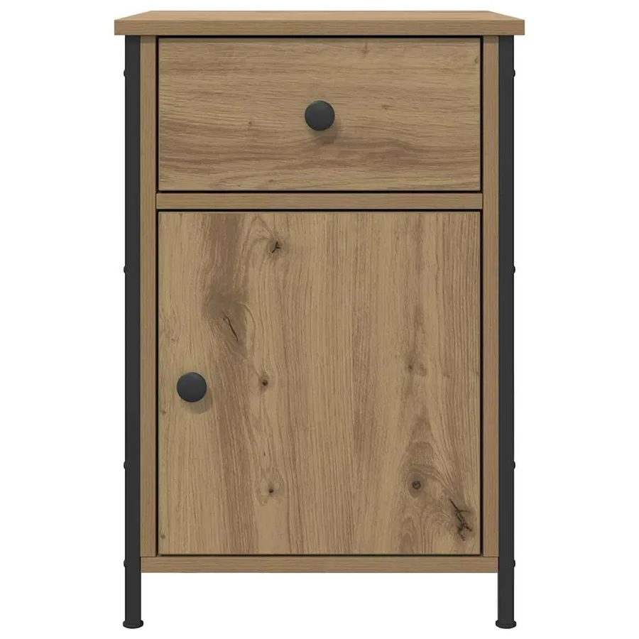 Cabinet de chevet Chêne artisanal 40 x 42 x 60 cm - 6