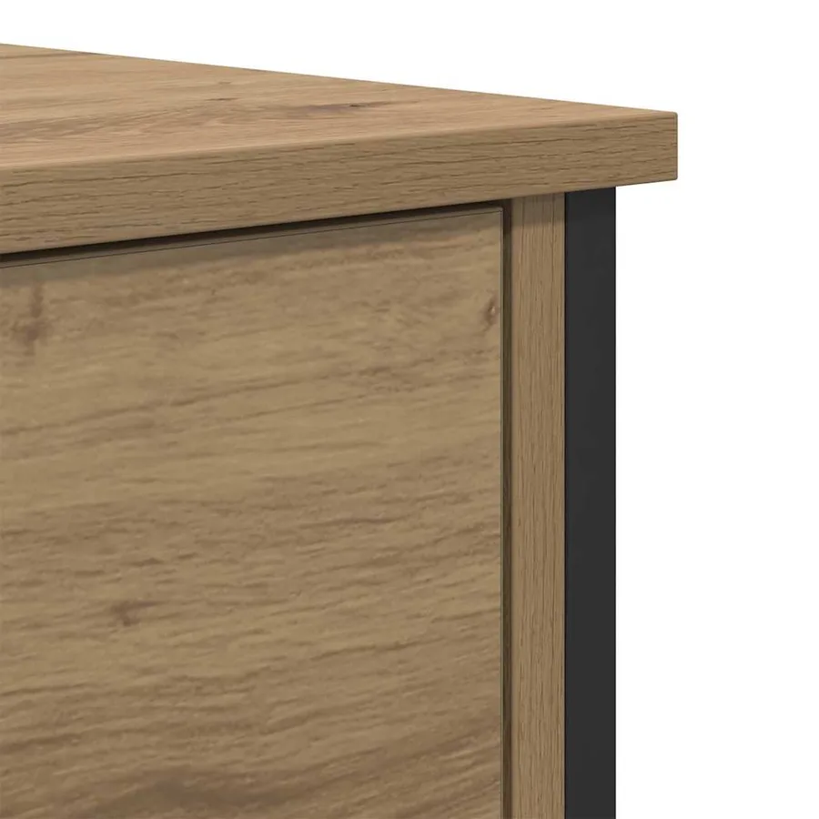 Cabinet de chevet Chêne artisanal 40 x 42 x 60 cm - 8