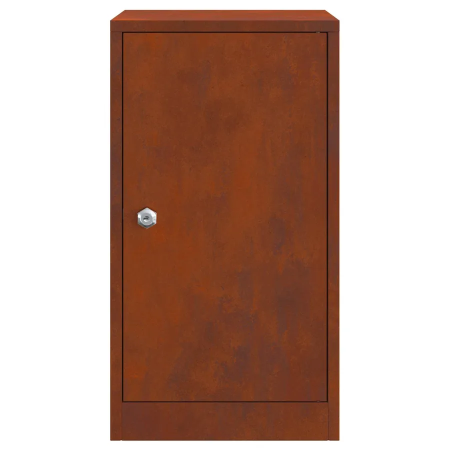 boîte aux lettres Rouillé 30 x 20 x 55 cm Acier patiné - 5