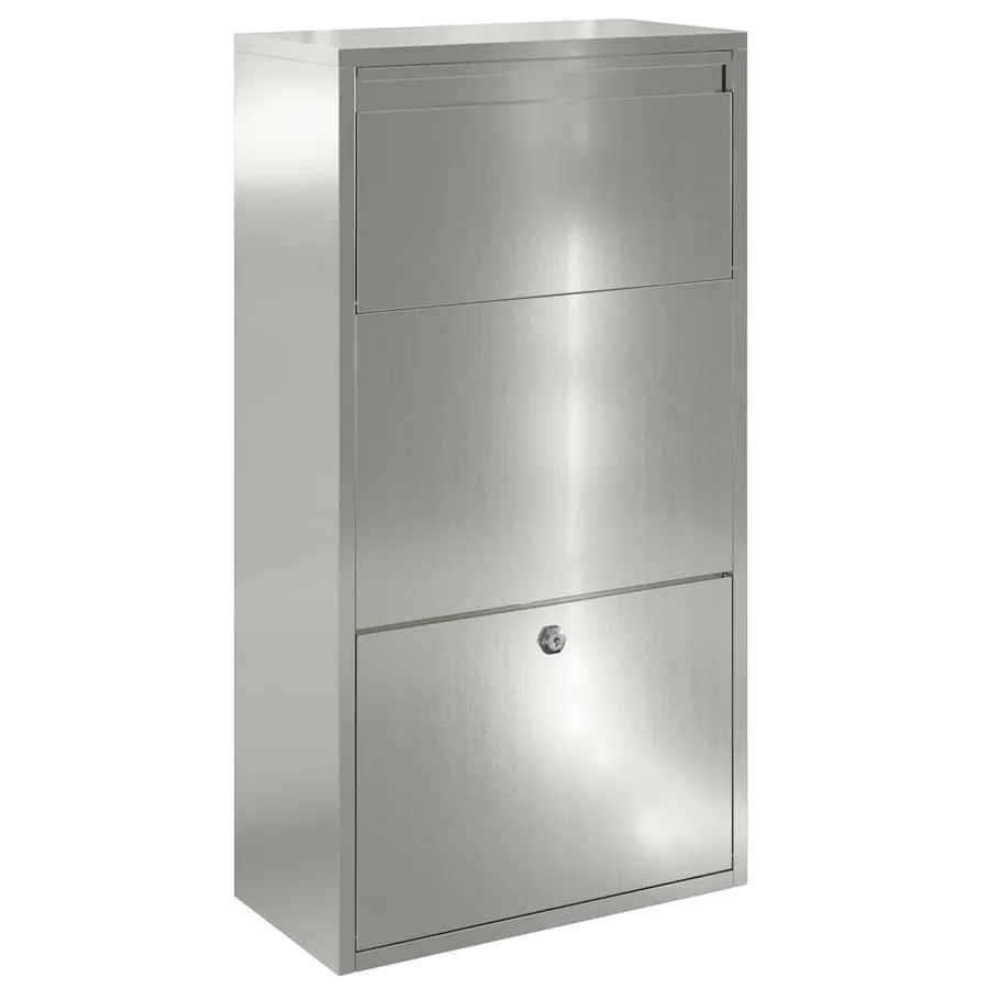 Boîte de dépôt de colis Argenté 44 x 22 x 82 cm Acier galvanisé - 2