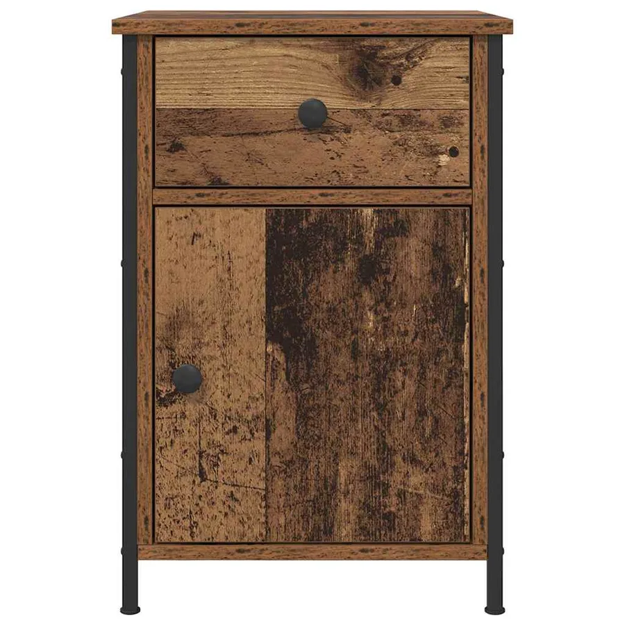 Cabinet de chevet Bois ancien 40 x 42 x 60 cm Bois d'ingénierie - 6