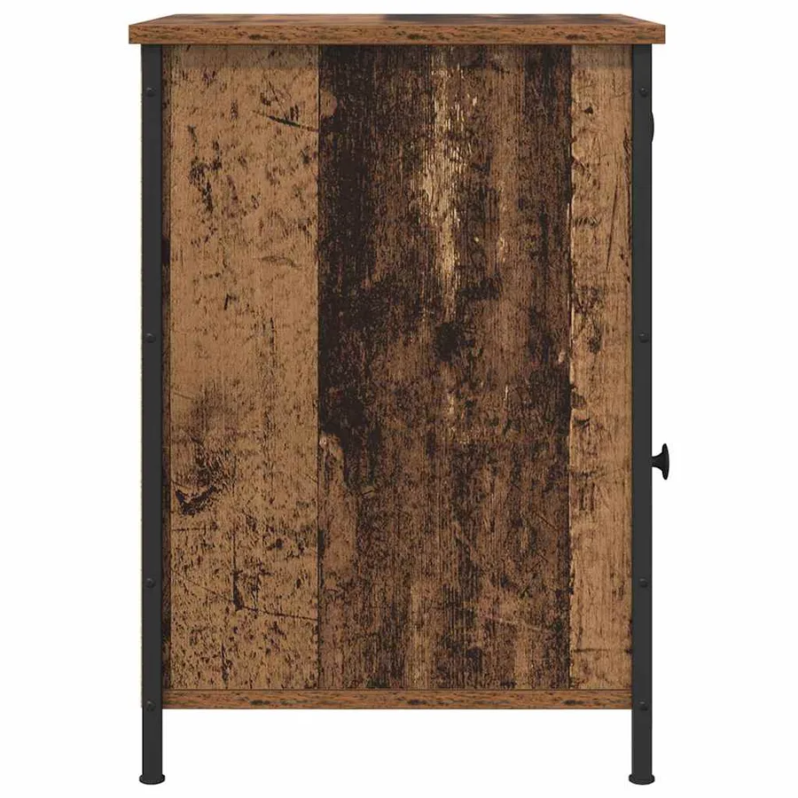 Cabinet de chevet Bois ancien 40 x 42 x 60 cm Bois d'ingénierie - 7