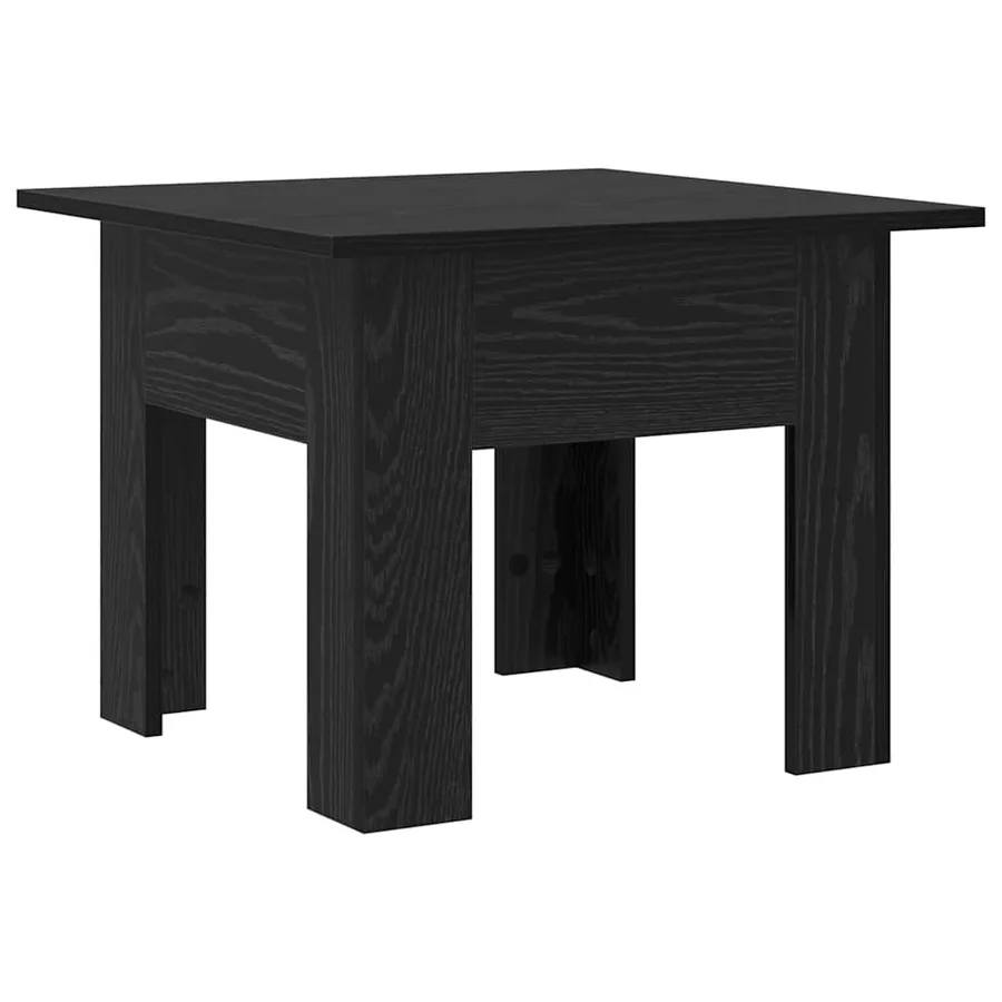 Table basse Chêne noir 55 x 55 x 42 cm Bois d'ingénierie - 2