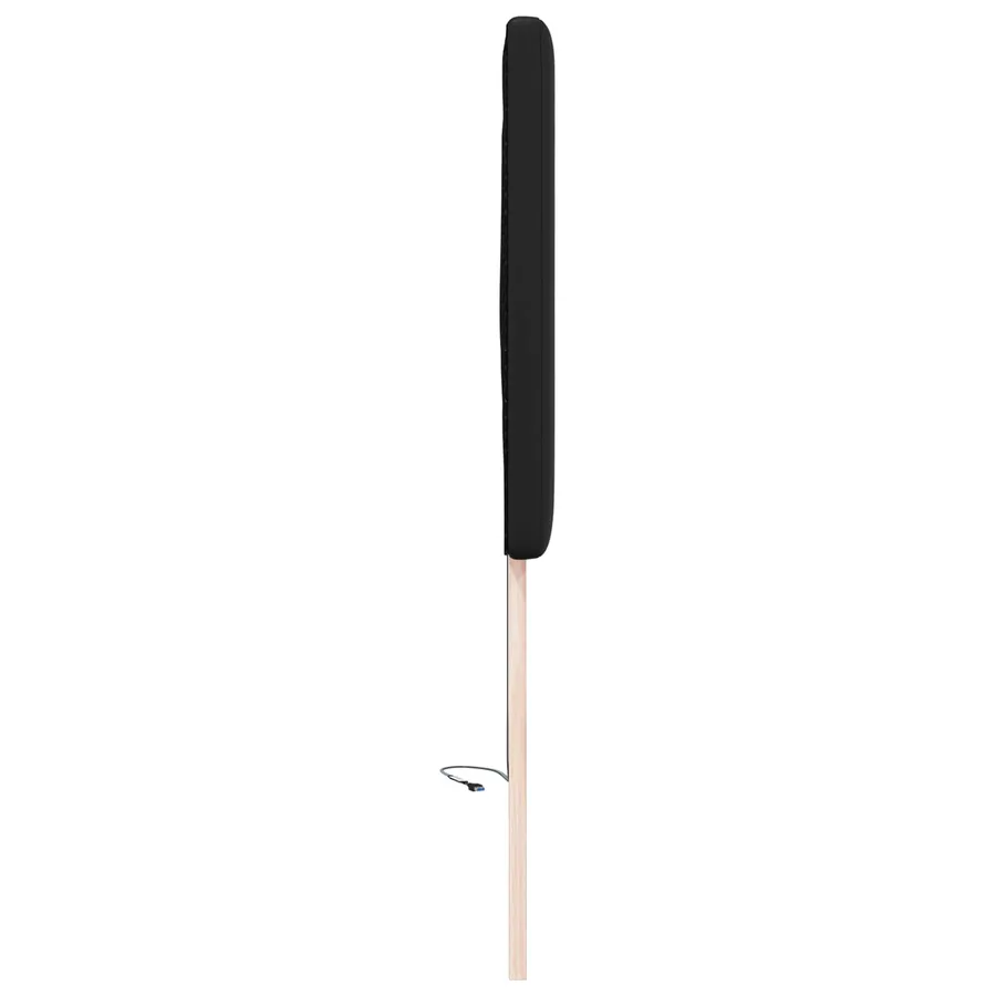 Tête de lit LED Noir 90 cm Cuir synthétique - 6