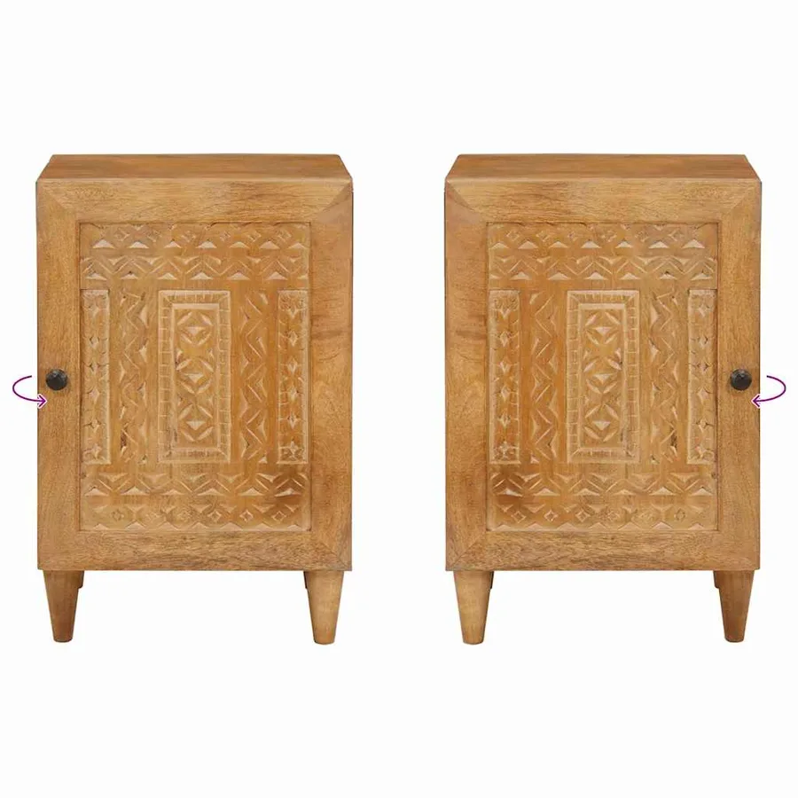 Cabinet de salle de bain Marron Clair 38 x 33 x 58 cm - 9