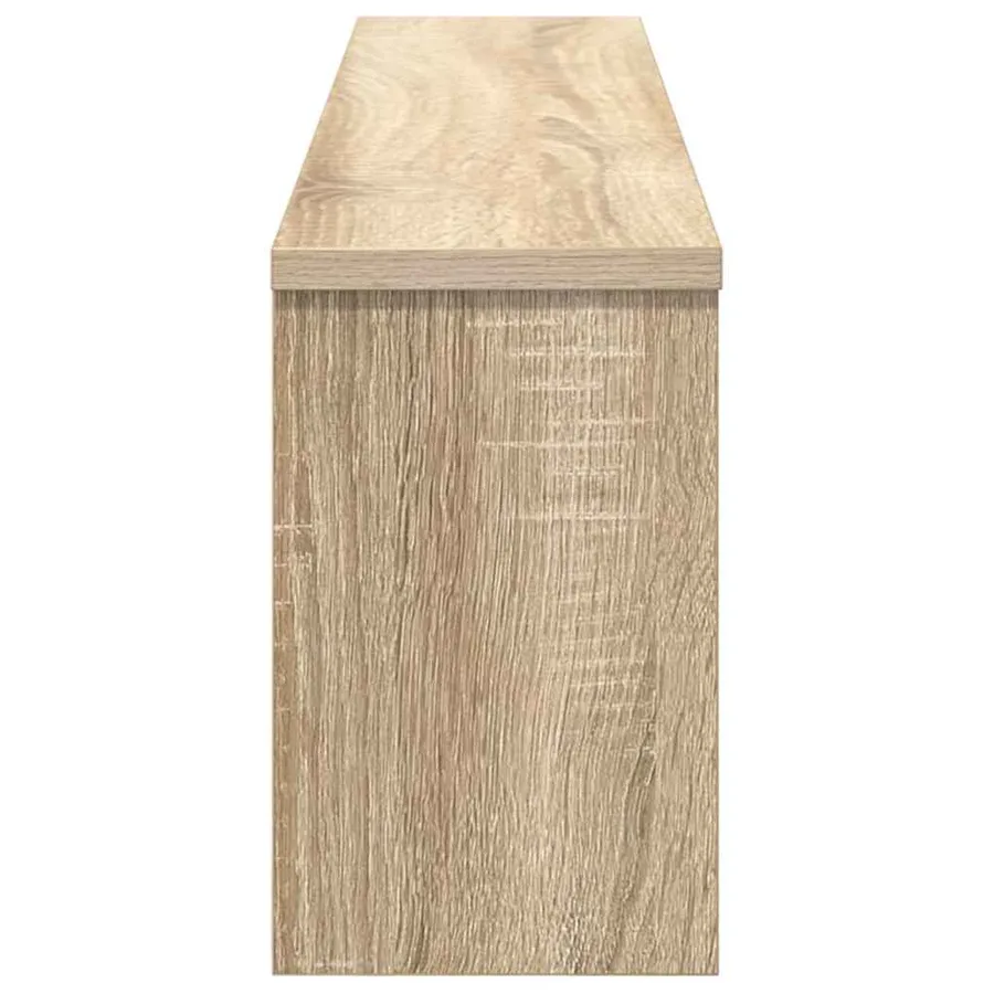 Porte-manteau mural avec étagère Chêne Sonoma 100 x 16 x 26 cm - 6