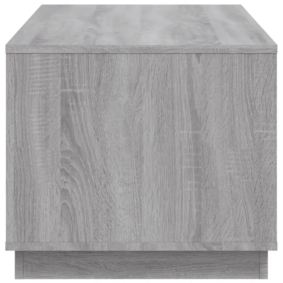 Table basse sonoma gris 102x50x44 cm bois d'ingénierie - 8