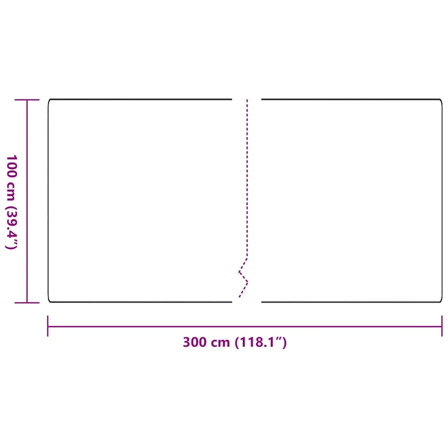 Tapis Couloir Gris clair 100 x 300 cm 100% Polypropylène - 8