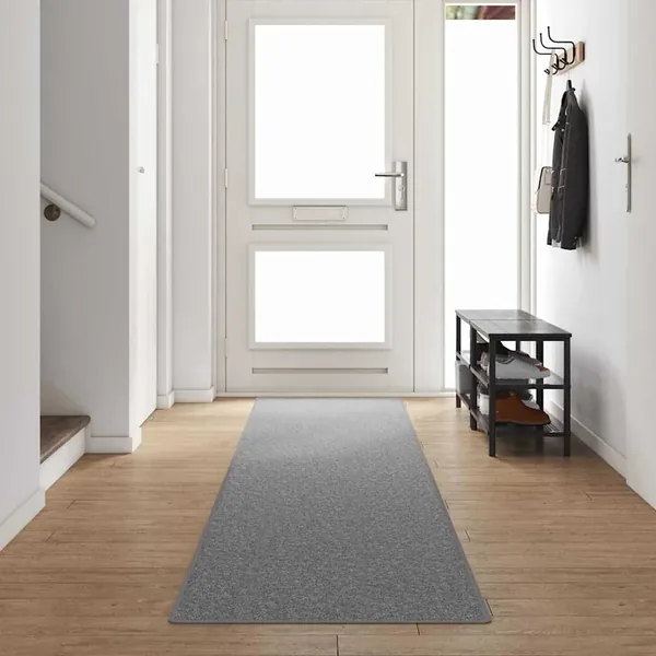 Tapis Couloir Gris clair 80 x 500 cm 100% Polypropylène