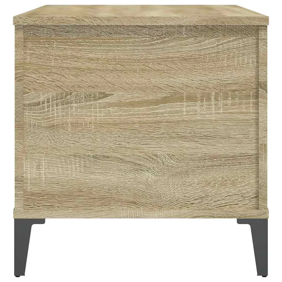 Table basse Chêne sonoma 90x44,5x45 cm Bois d'ingénierie - 6