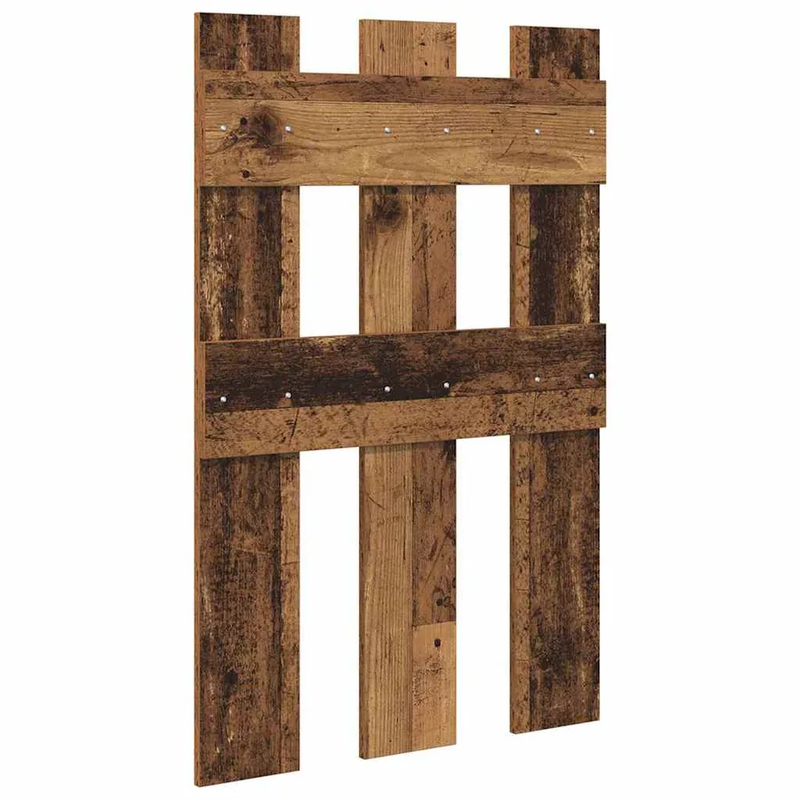 Porte-manteau mural Montage mural Bois ancien 65 x 3 x 100 cm - 7