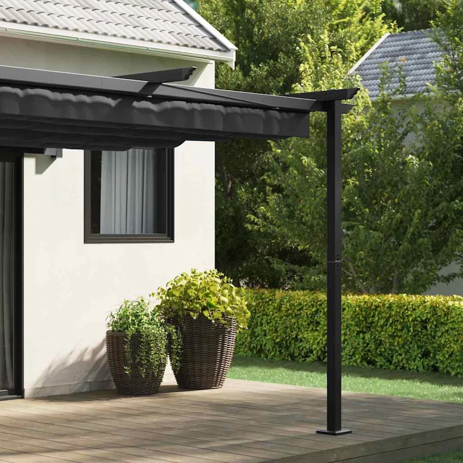 Pavillon 300 x 300 x 200 cm Anthracite Polyester - 3