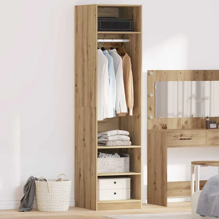 Armoire Chêne artisanal 50 x 50 x 200 cm Bois d'ingénierie