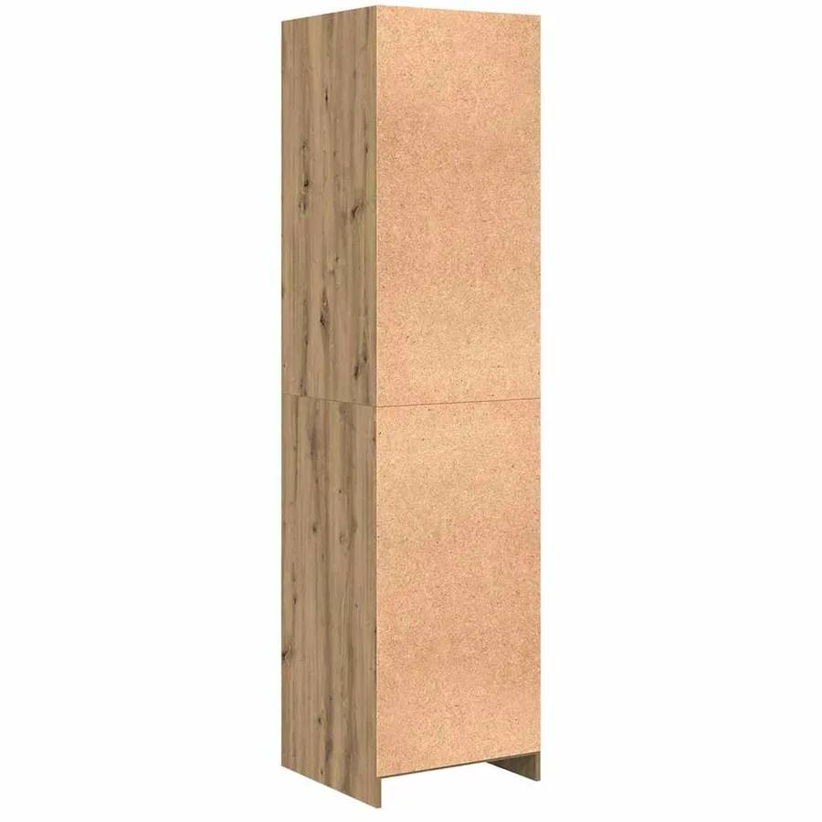 Armoire Chêne artisanal 50 x 50 x 200 cm Bois d'ingénierie - 7