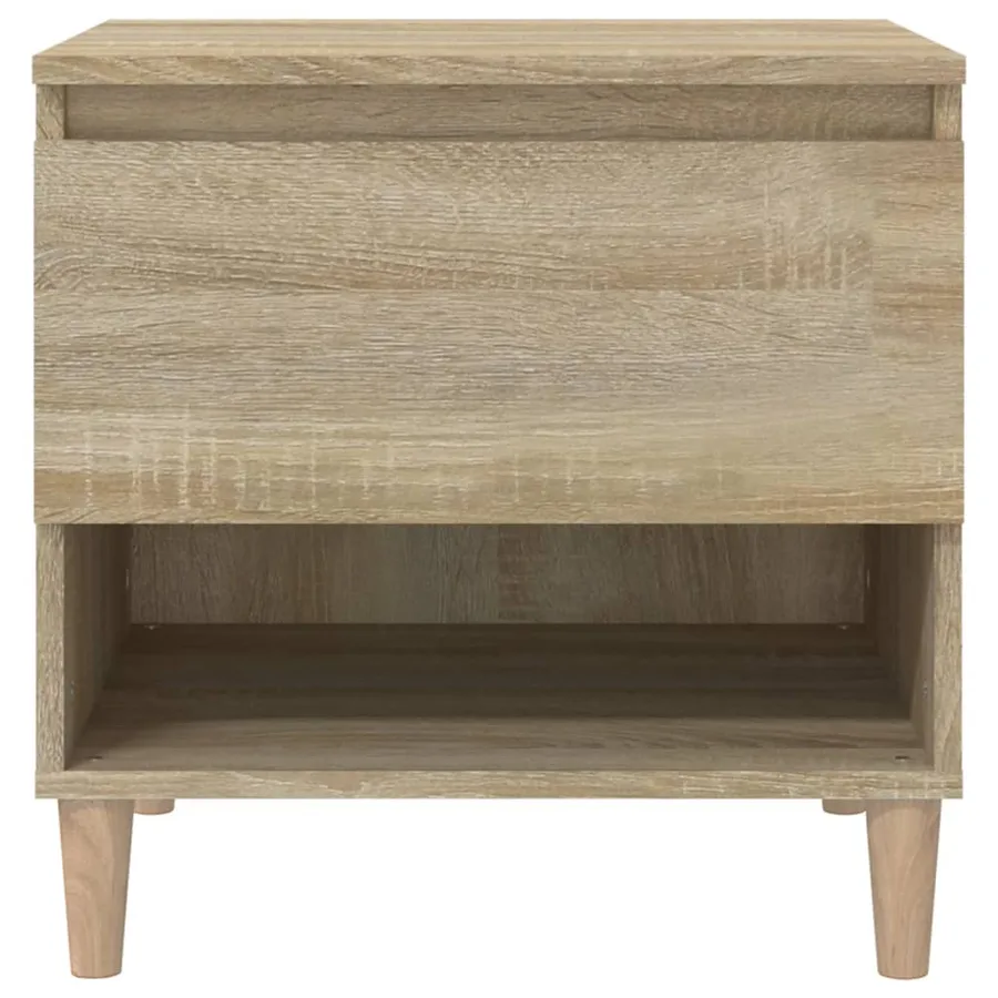 Tables de chevet 2pcs Chêne sonoma 50x46x50cm Bois d’ingénierie - 5