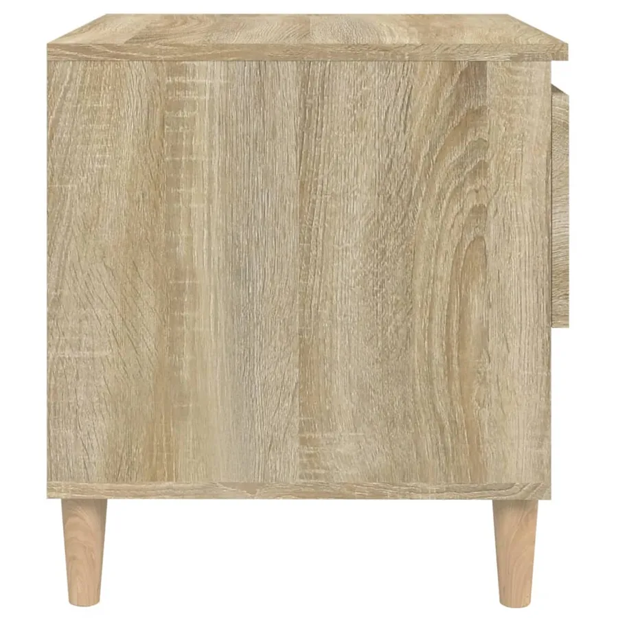 Tables de chevet 2pcs Chêne sonoma 50x46x50cm Bois d’ingénierie - 6