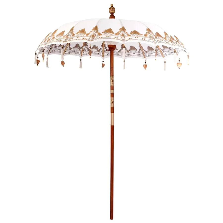 Parasol balinais Crème 185 x 185 x 260 cm - 2