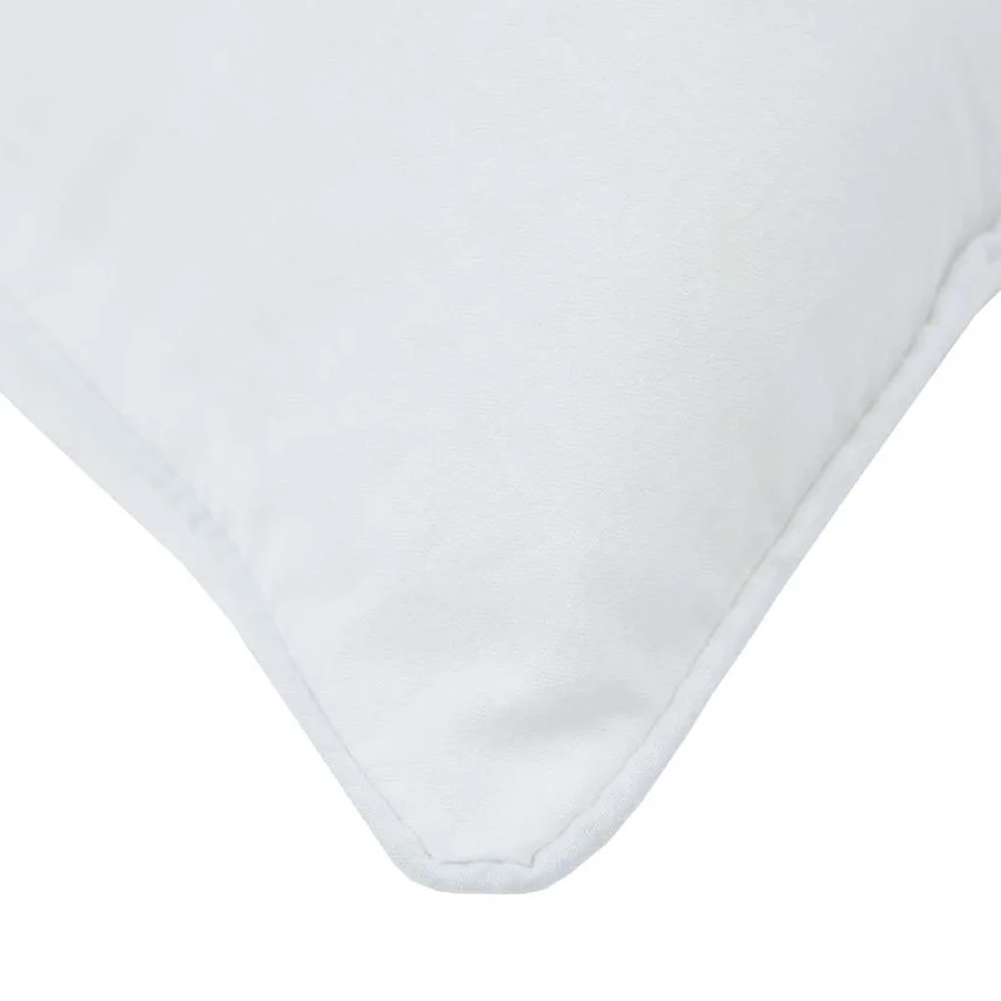 Oreiller avec oreiller Blanc 80 x 42 x 20 cm Coton et polyester - 7