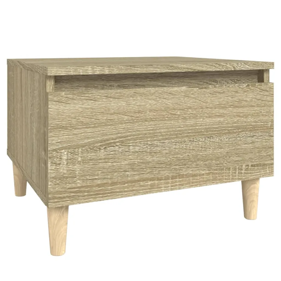 Tables d'appoint 2 pcs Chêne sonoma 50x46x35 cm Bois ingénierie - 7