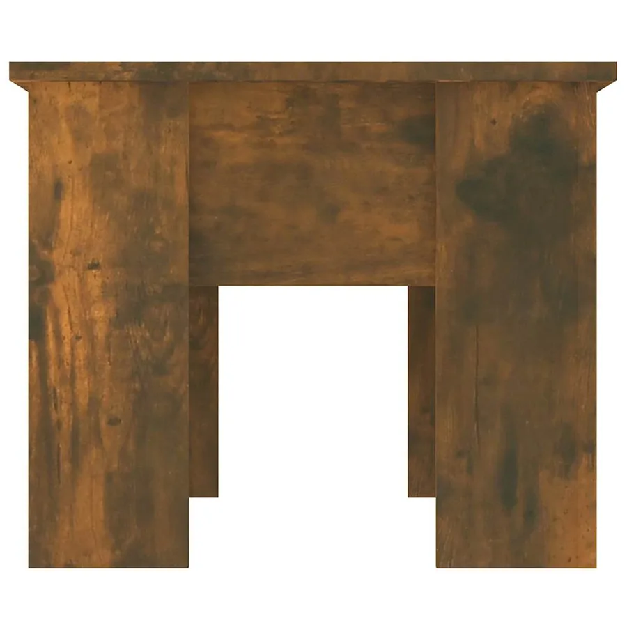 Table basse Chêne fumé 79x49x41 cm Bois d'ingénierie - 4