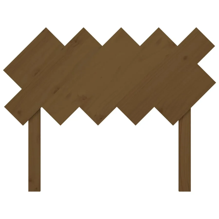Tête de lit Marron miel 104x3x80,5 cm Bois massif de pin - 4