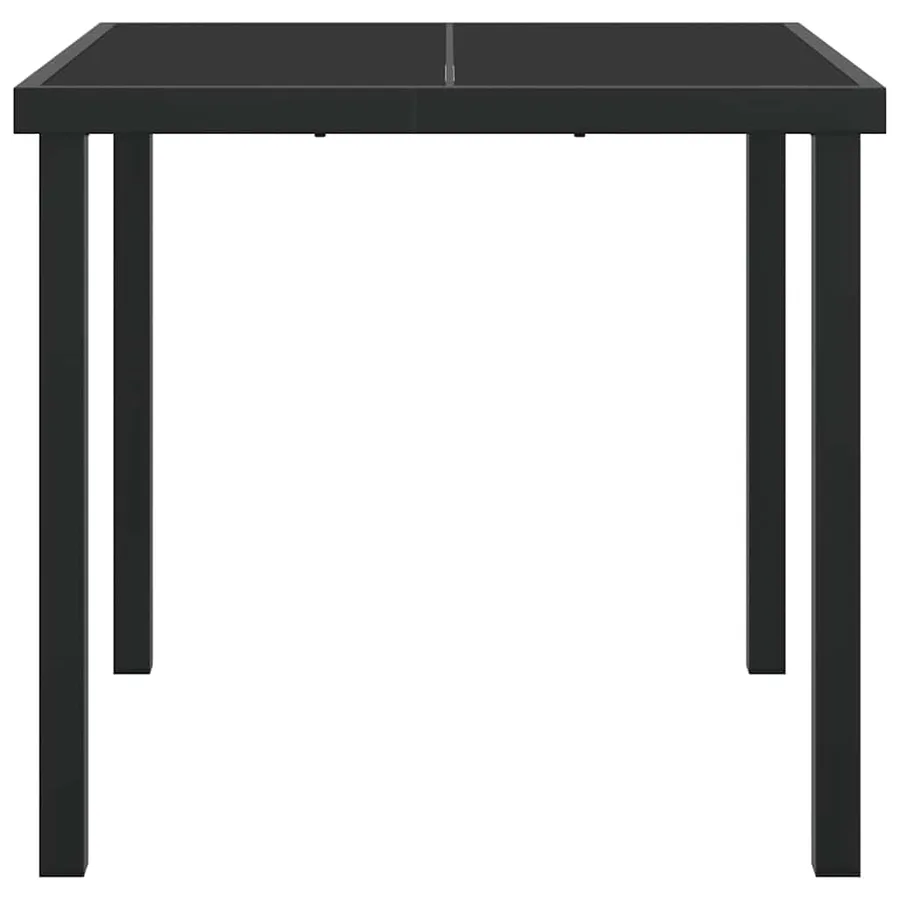 Table de Jardin Noir 80 x 80 x 73 cm Métal - 5