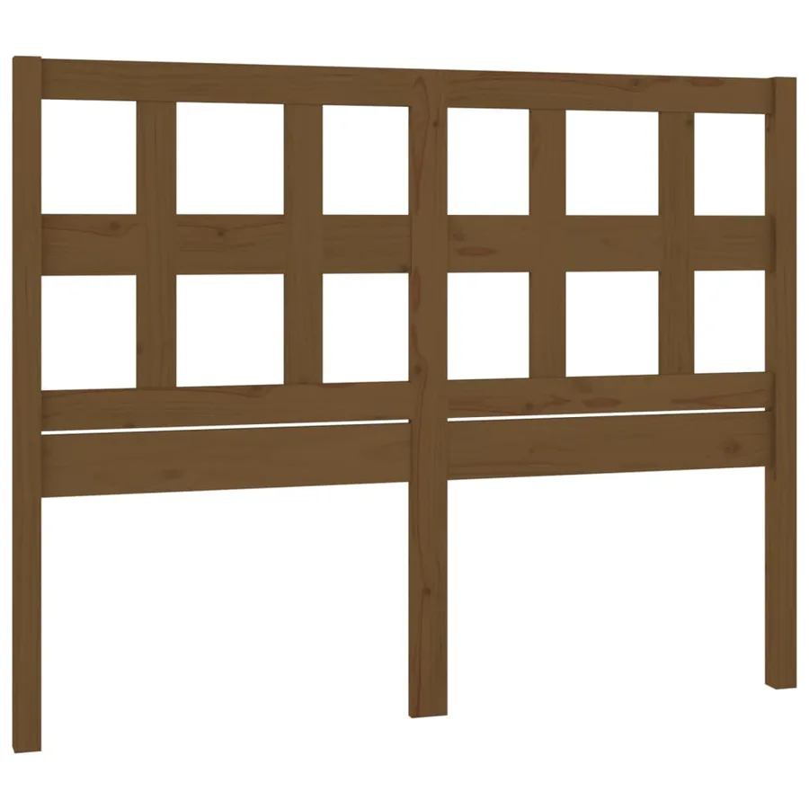 Tête de lit Marron miel 205,5x4x100 cm Bois massif de pin - 2