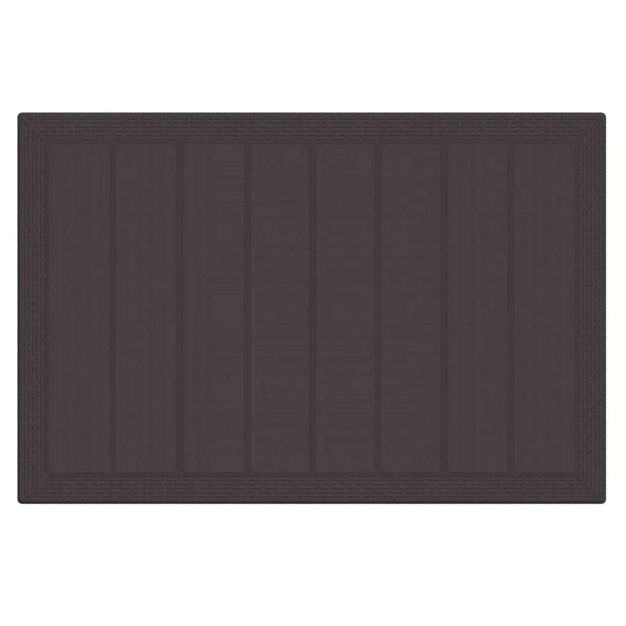 Ensemble de salle à manger pour jardin 5 pcs Marron Rattan Polt - 2