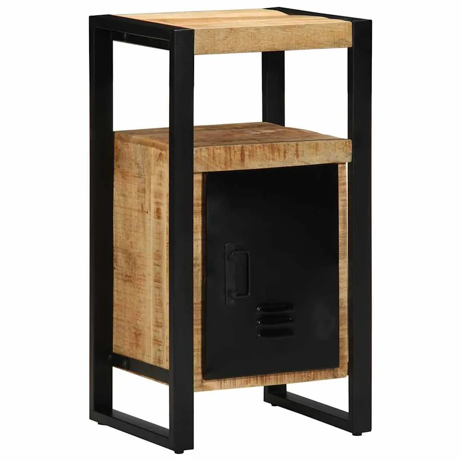 Ensemble de mobilier de salle de bain 2 pcs Marron et Noir - 4