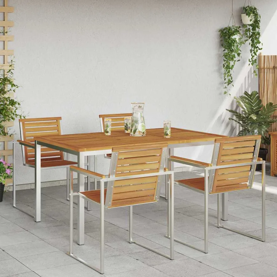 Table de salle à manger / Table de repas 150x90x75 cm - 4