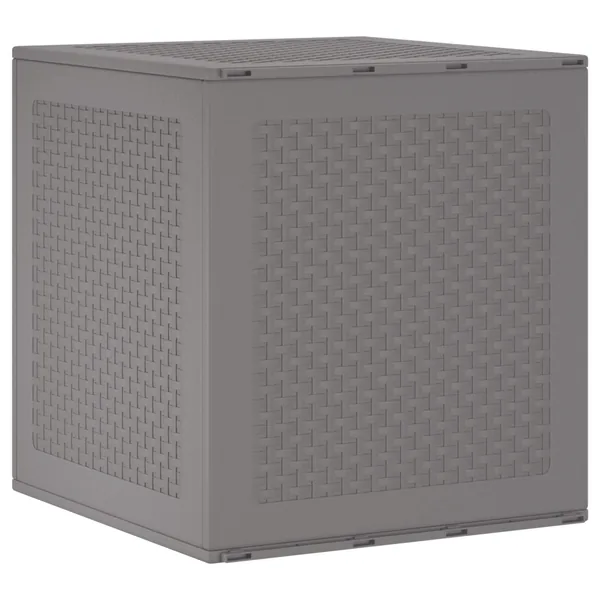 Boîte de rangement Gris clair 55 x 53 x 57 cm Polypropylène
