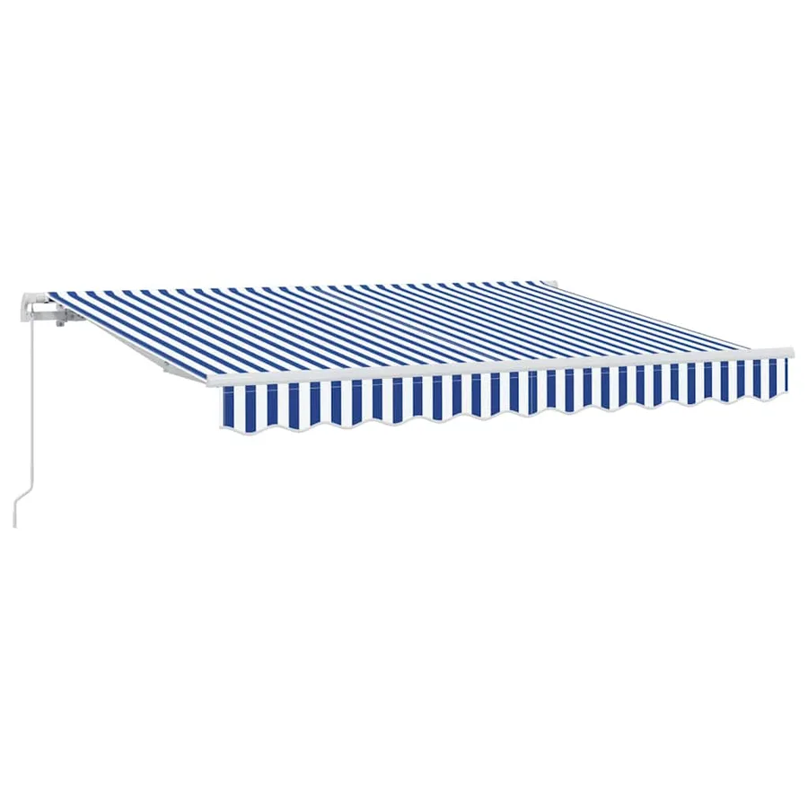 Auvent Rétractable Bleu 300 x 200 cm tissu - 2