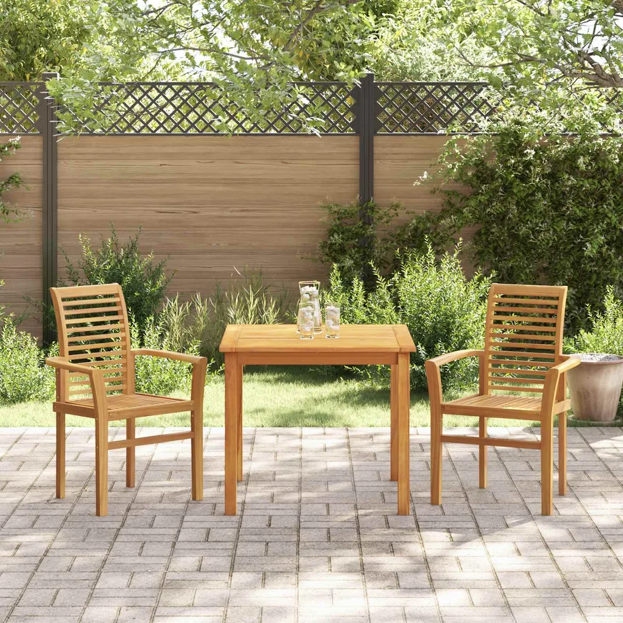 Chaise de salle à manger 2 pcs Marron 62 x 55 x 94 cm - 3