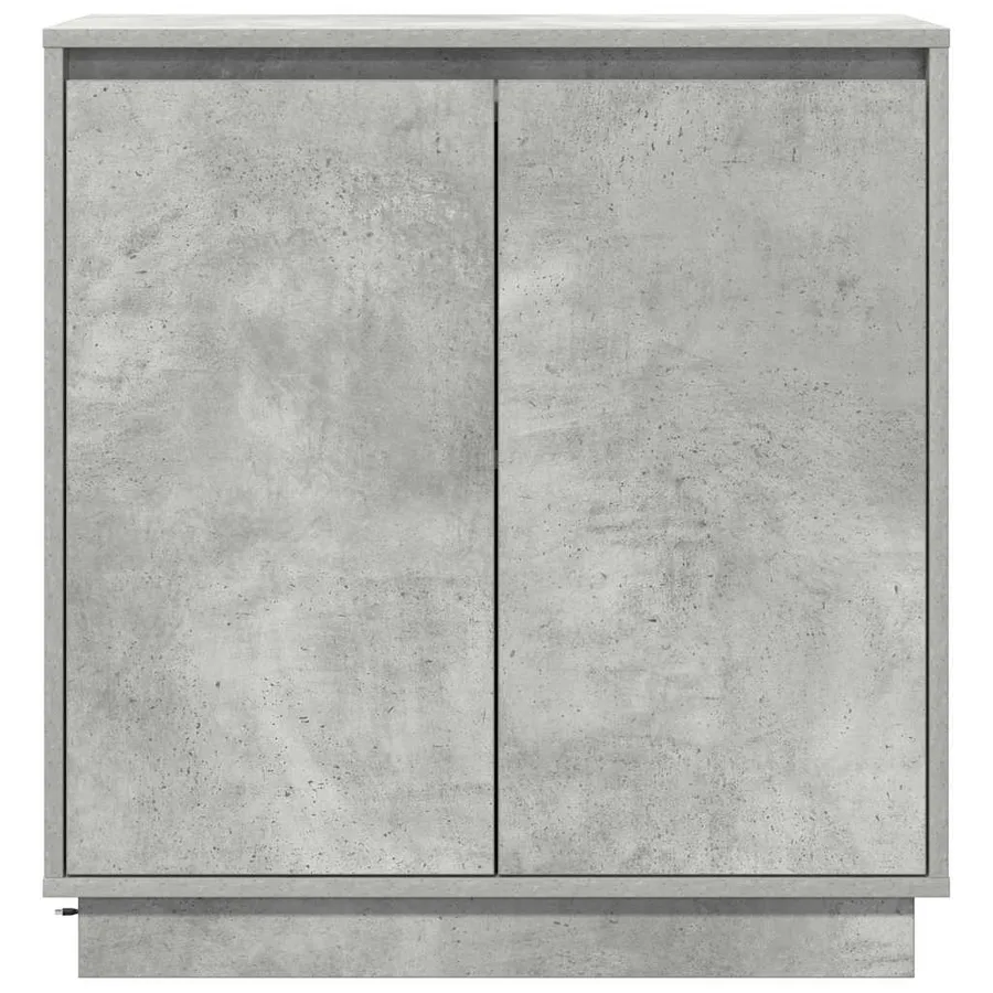 Buffet LED pour Gris béton 71 x 34,5 x 75 cm Bois d'ingénierie - 9