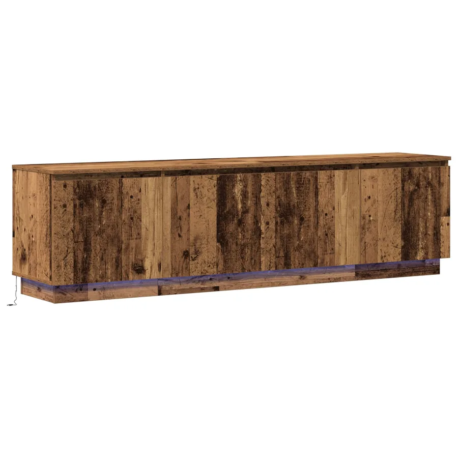 Meuble TV Bois Ancien 180 x 38 x 49 cm Bois d'ingénierie - 2