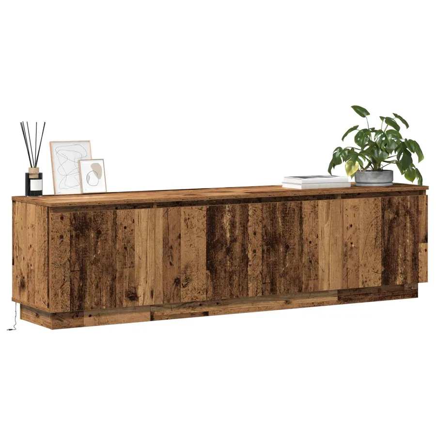 Meuble TV Bois Ancien 180 x 38 x 49 cm Bois d'ingénierie - 3