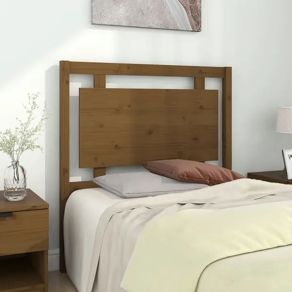 Tête de lit Marron miel 95,5x4x100 cm Bois massif de pin