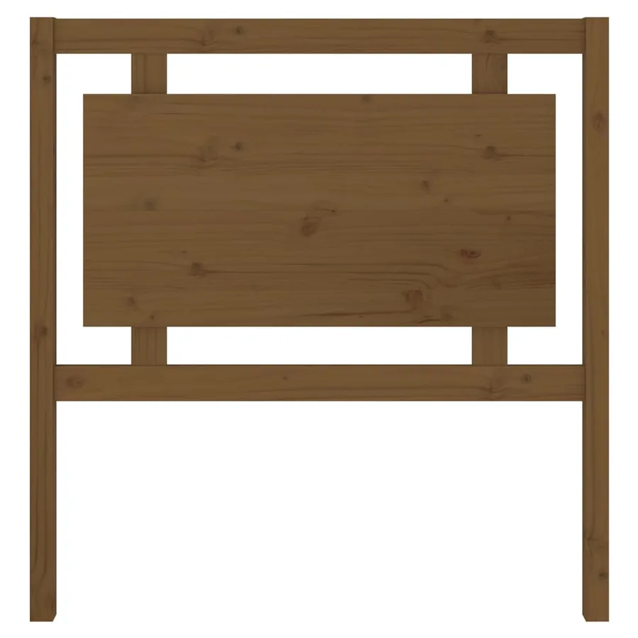 Tête de lit Marron miel 95,5x4x100 cm Bois massif de pin - 4