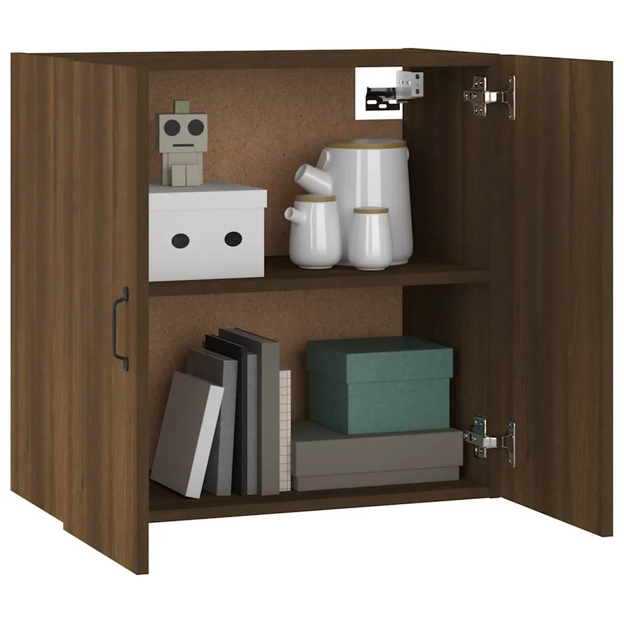 Armoire murale Chêne marron 60x31x60 cm Bois d'ingénierie - 7