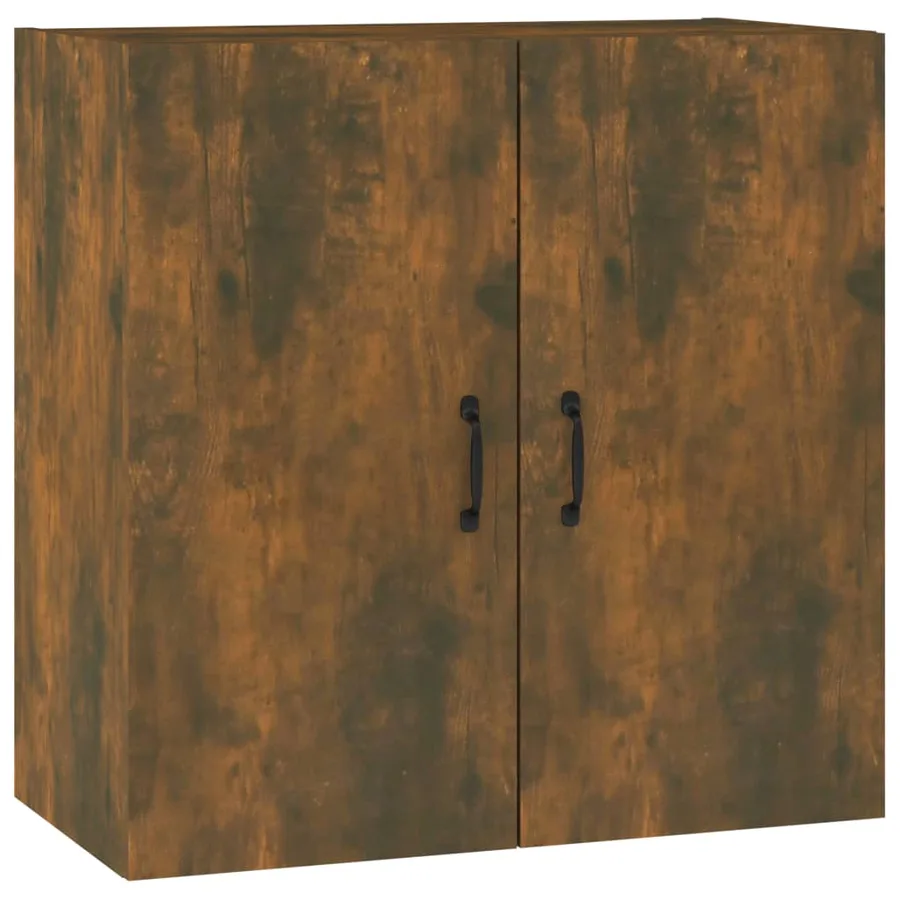 Armoire murale Chêne fumé 60x31x60 cm Bois d'ingénierie - 2