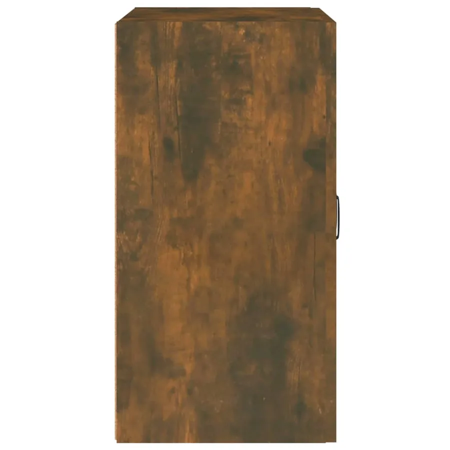 Armoire murale Chêne fumé 60x31x60 cm Bois d'ingénierie - 4