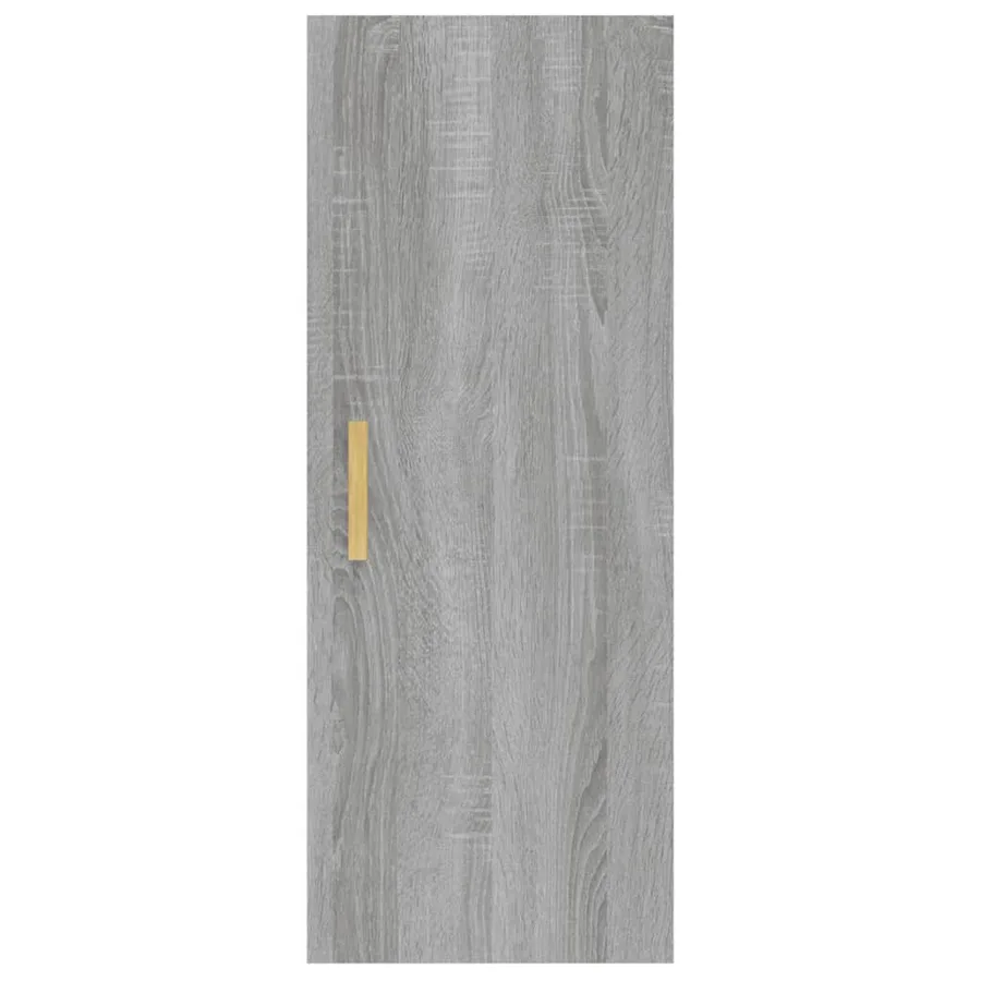 Armoire murale Sonoma gris 34,5x34x90 cm Bois d'ingénierie - 6