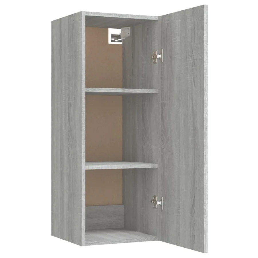 Armoire murale Sonoma gris 34,5x34x90 cm Bois d'ingénierie - 7
