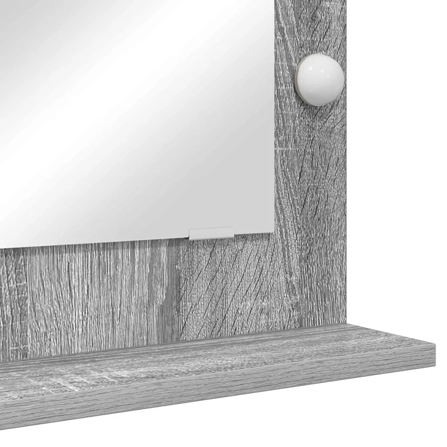 Miroir de vanité Rectangulaire Gris Sonoma 70 x 50 x 18 cm - 7